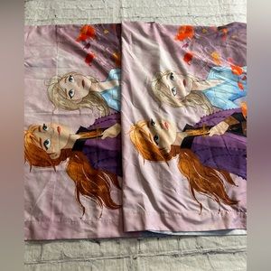 FROZEN (2) BELIEVE IN THE JOURNEY PILLOW STANDARD CASES PURPLE/BLUE